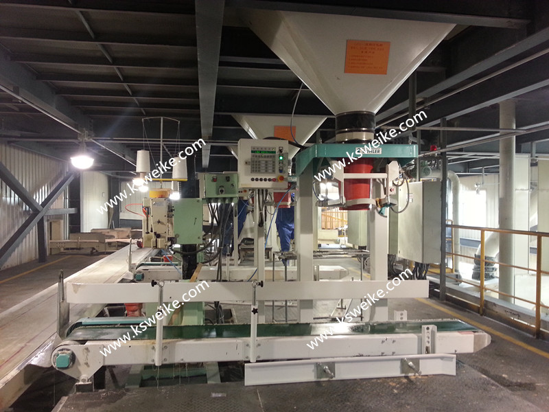 25KG自動計量大米包裝秤，大豆包裝秤